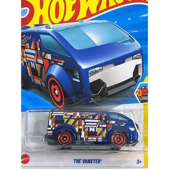 Hot Wheels The Vanster Art Cars 3/10 2024 Blue Deco 1:64 - Picture 3 of 9